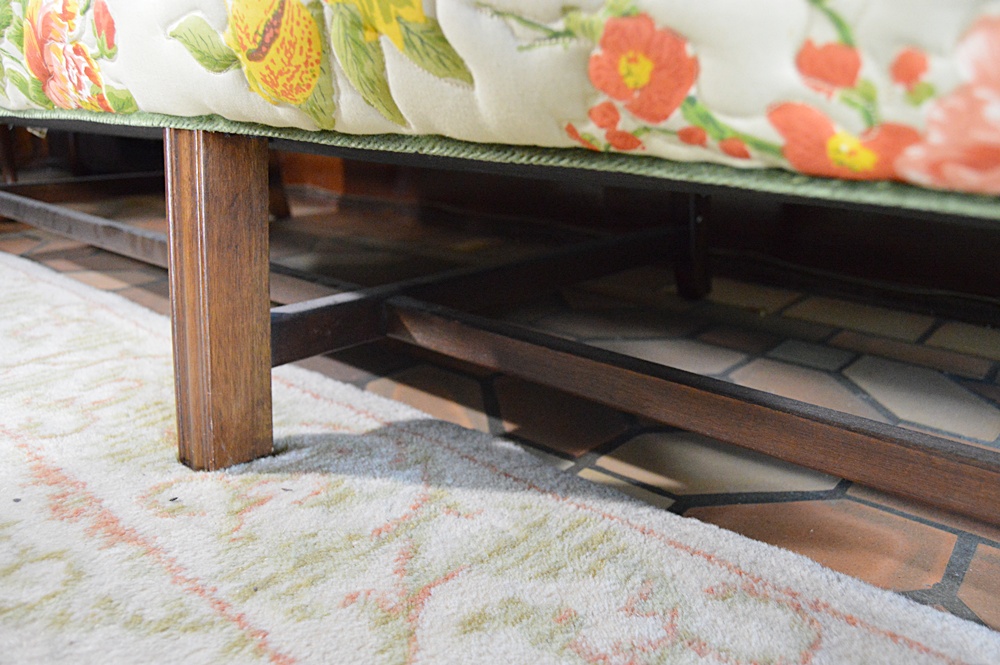 Chippendale Style Camel Back Sofa