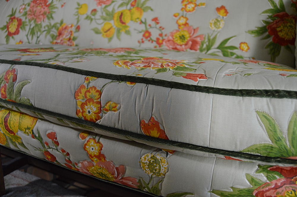 Chippendale Style Camel Back Sofa