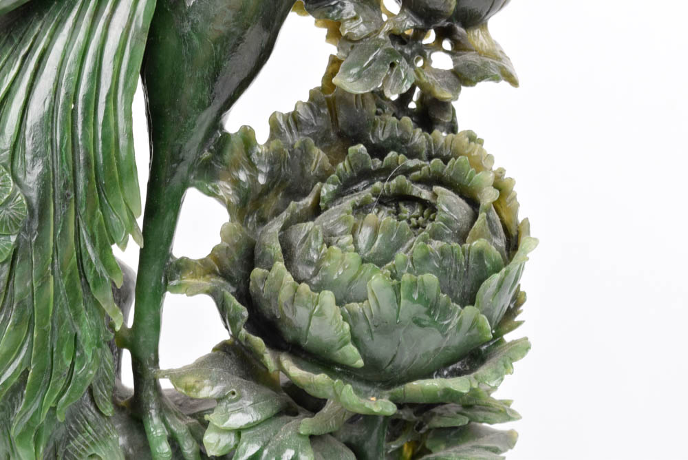 Jadeite Phoenix Sculpture