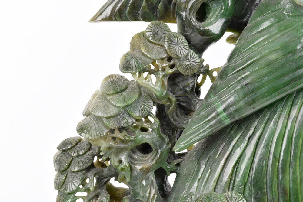 Jadeite Phoenix Sculpture