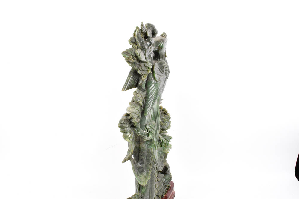 Jadeite Phoenix Sculpture