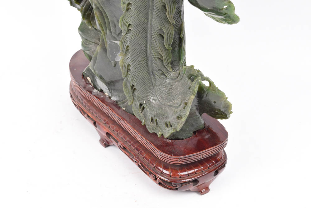 Jadeite Phoenix Sculpture