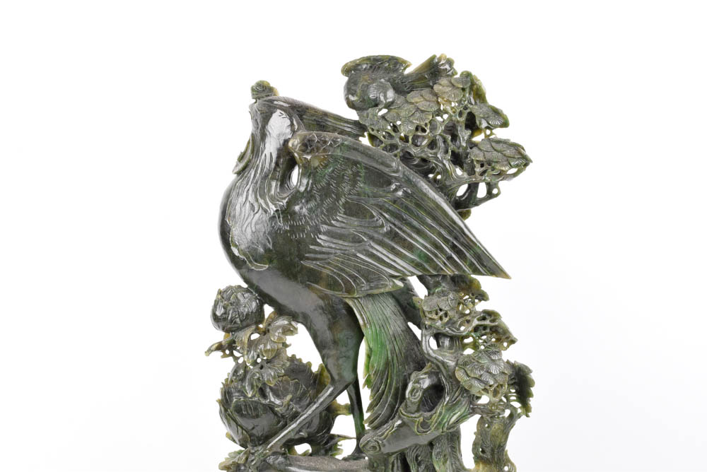 Jadeite Phoenix Sculpture