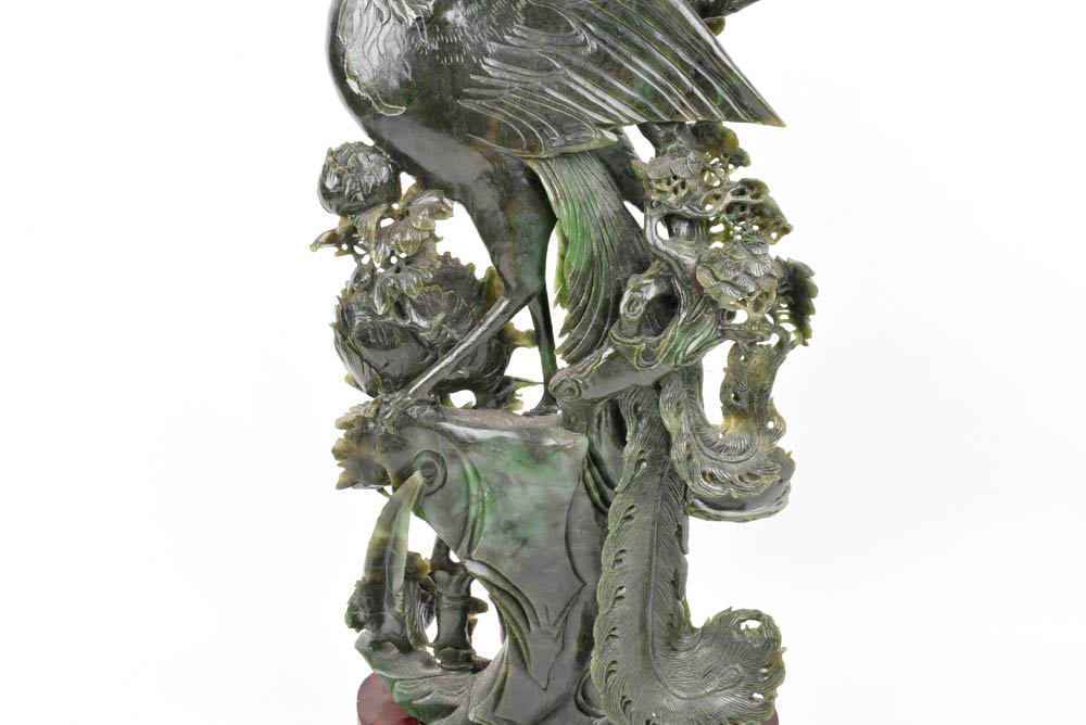 Jadeite Phoenix Sculpture