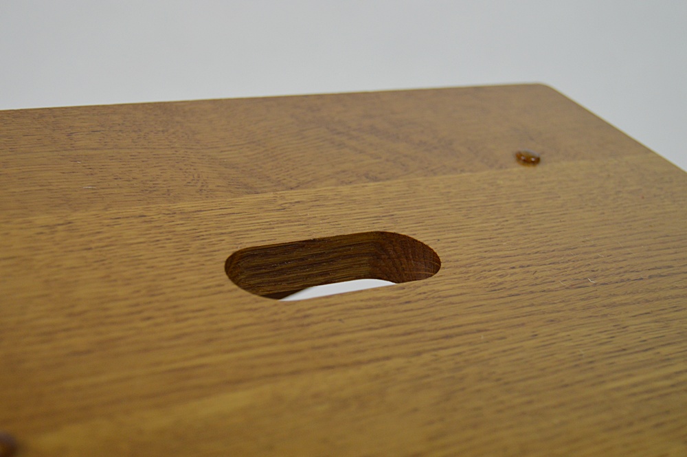 The Bartley Collection Oak Five Board Footstool