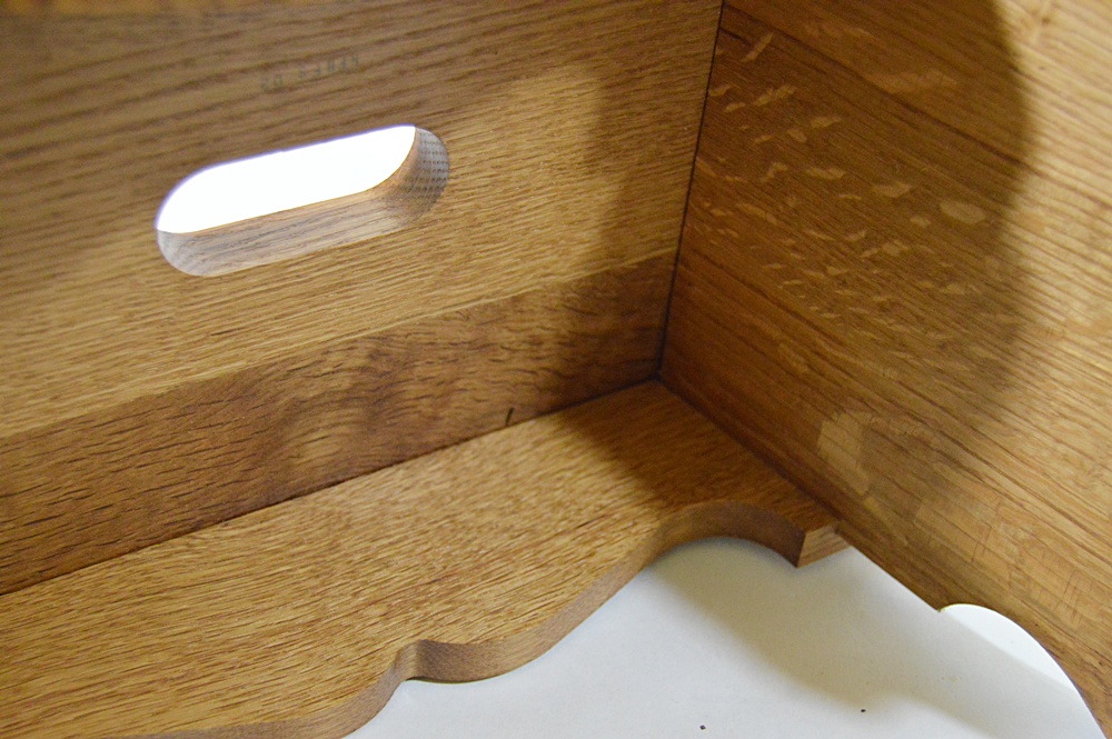 The Bartley Collection Oak Five Board Footstool