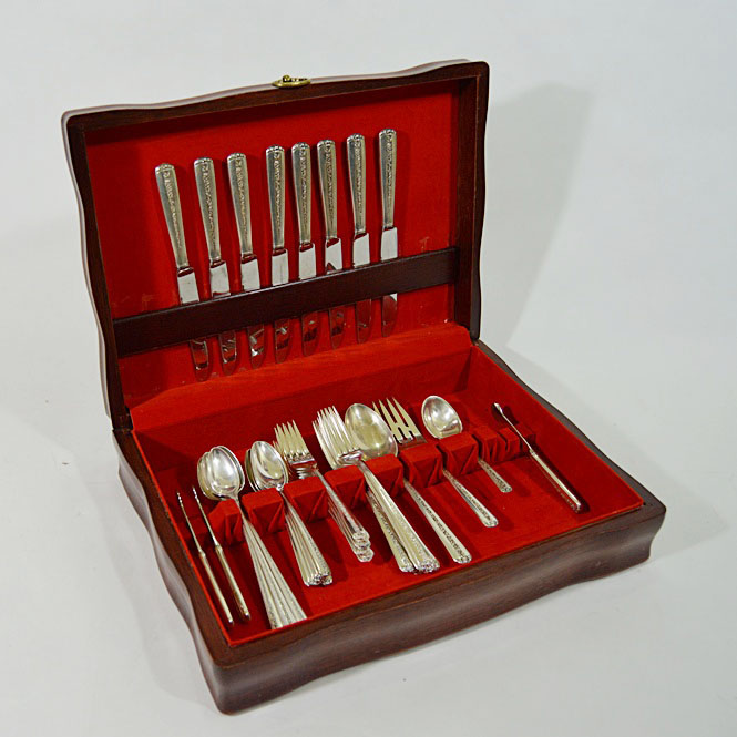 Towle "Rambler Rose" Sterling Silver Flatware, 8-Place Settings