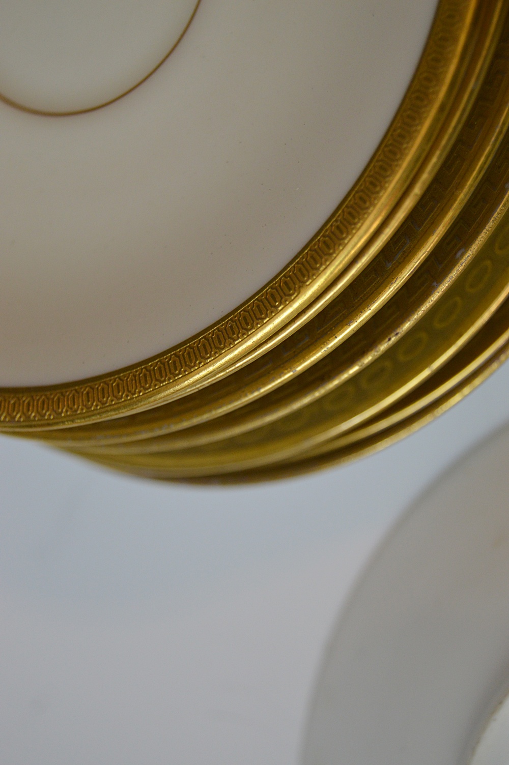 French Limoges China Demitasse Cups and Saucers