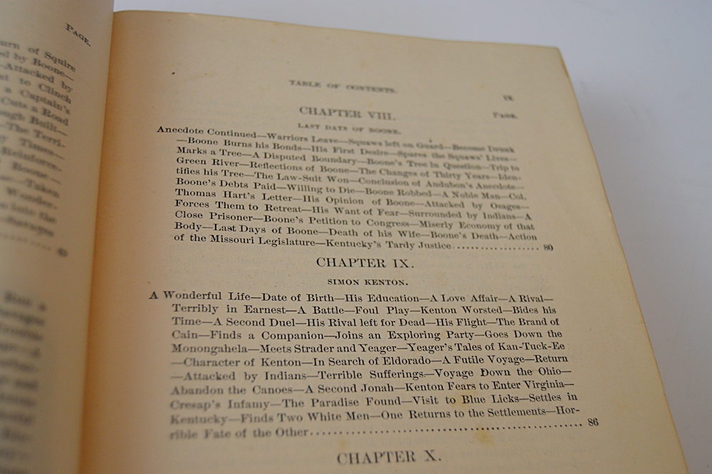 Antique 1883 Volume of "Pioneer Heroes and Heroines"