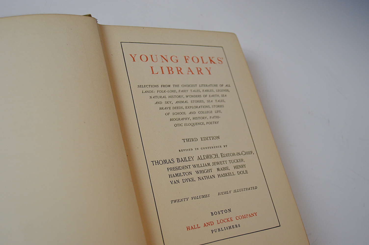 1902 Volume V of "A Book of Famous Myths & Legends"