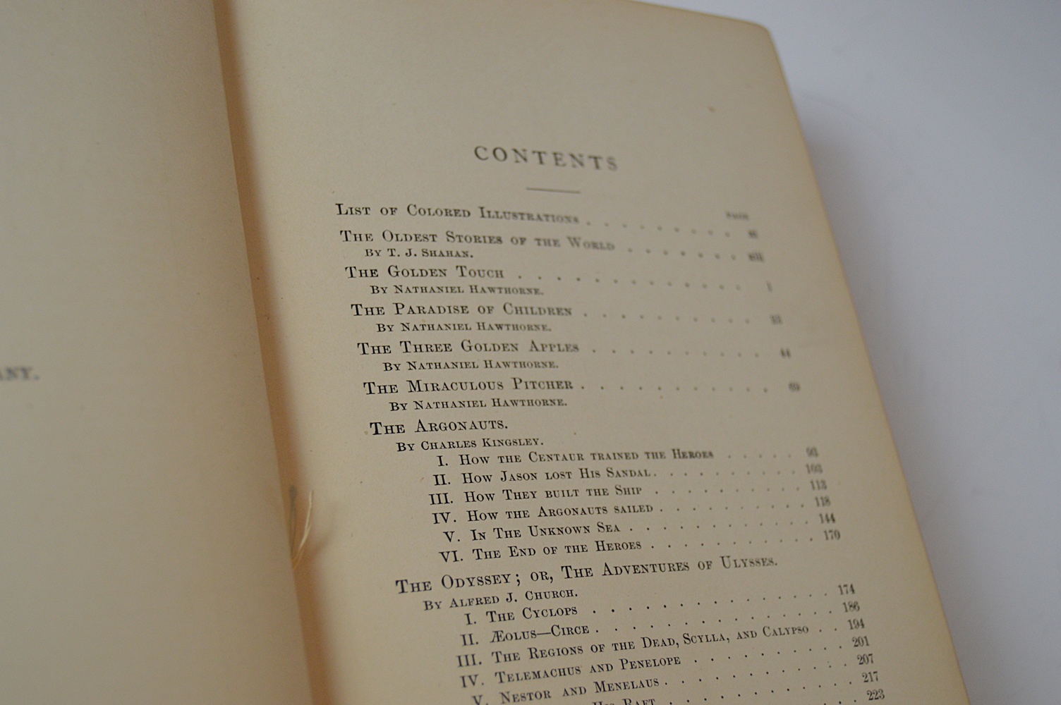 1902 Volume V of "A Book of Famous Myths & Legends"