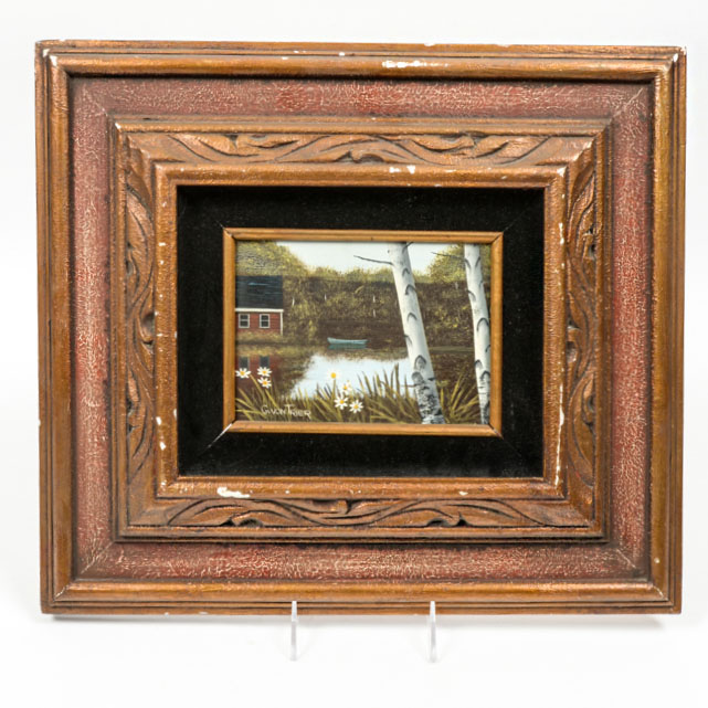 Oil on Board Painting by Gerry Von Trier