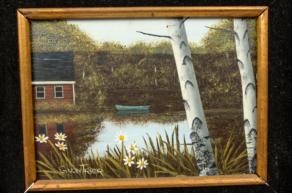 Oil on Board Painting by Gerry Von Trier