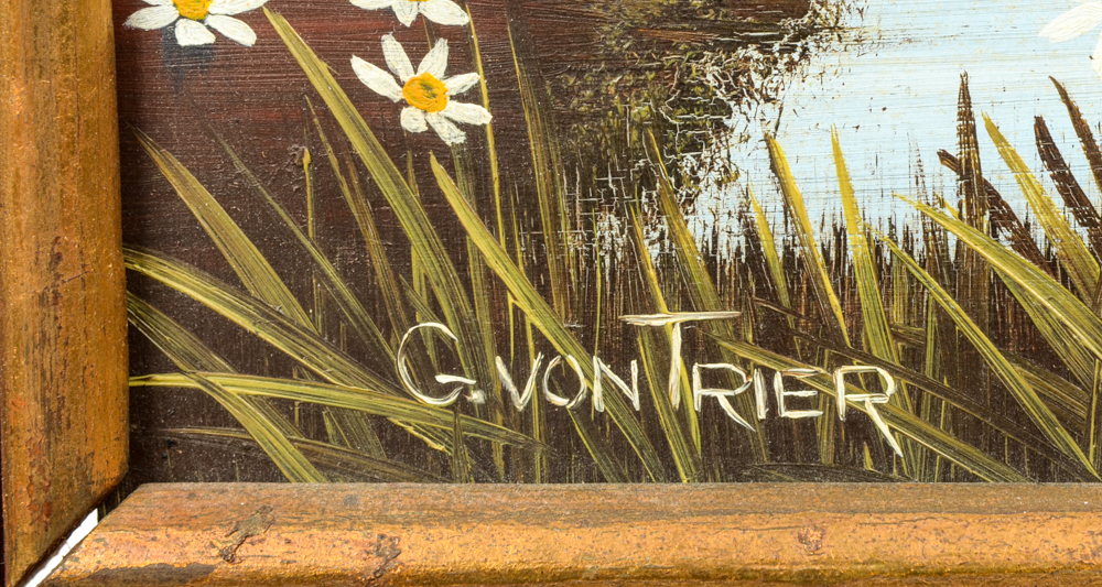 Oil on Board Painting by Gerry Von Trier