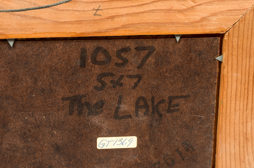 Oil on Board Painting by Gerry Von Trier