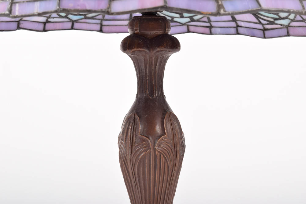 American Slag Glass Lamp