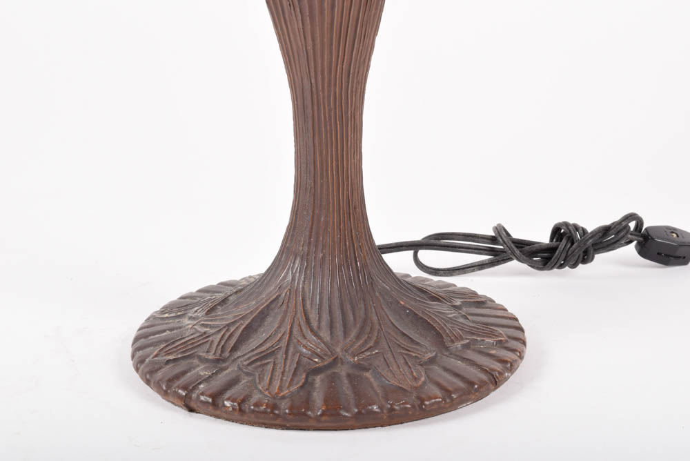 American Slag Glass Lamp