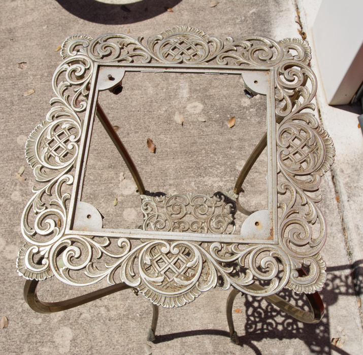 Cast Iron Accent Table