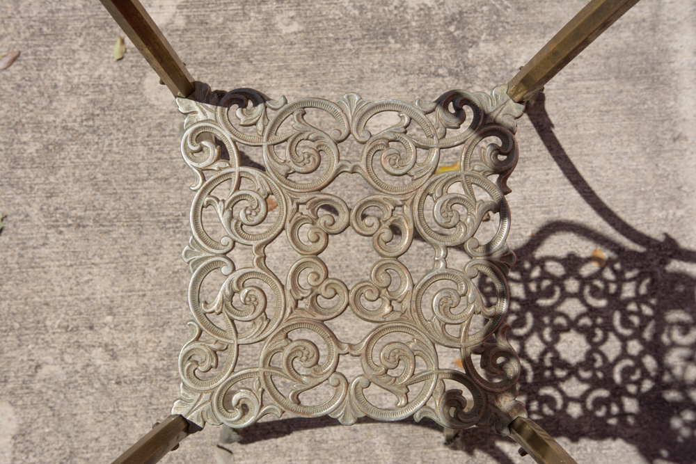 Cast Iron Accent Table