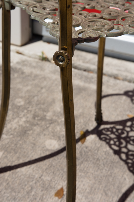 Cast Iron Accent Table