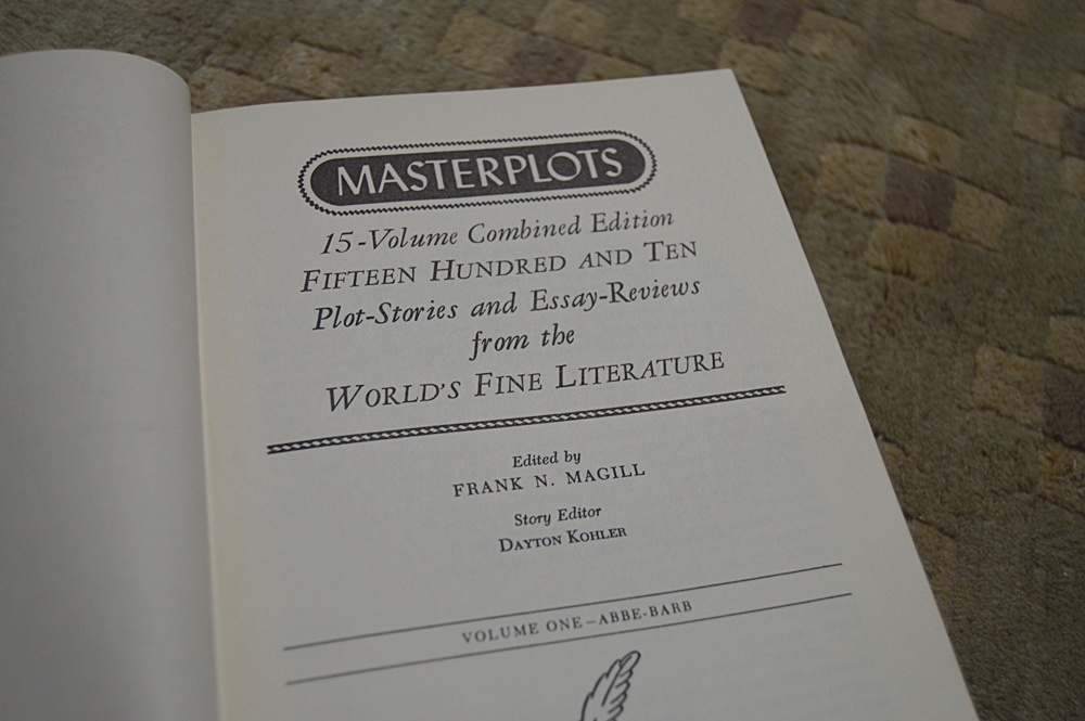 Collection of The Palliser Novels and "Masterplots"