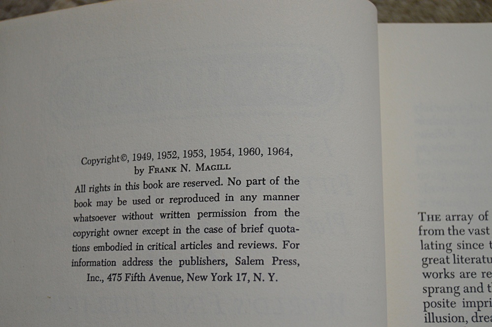 Collection of The Palliser Novels and "Masterplots"