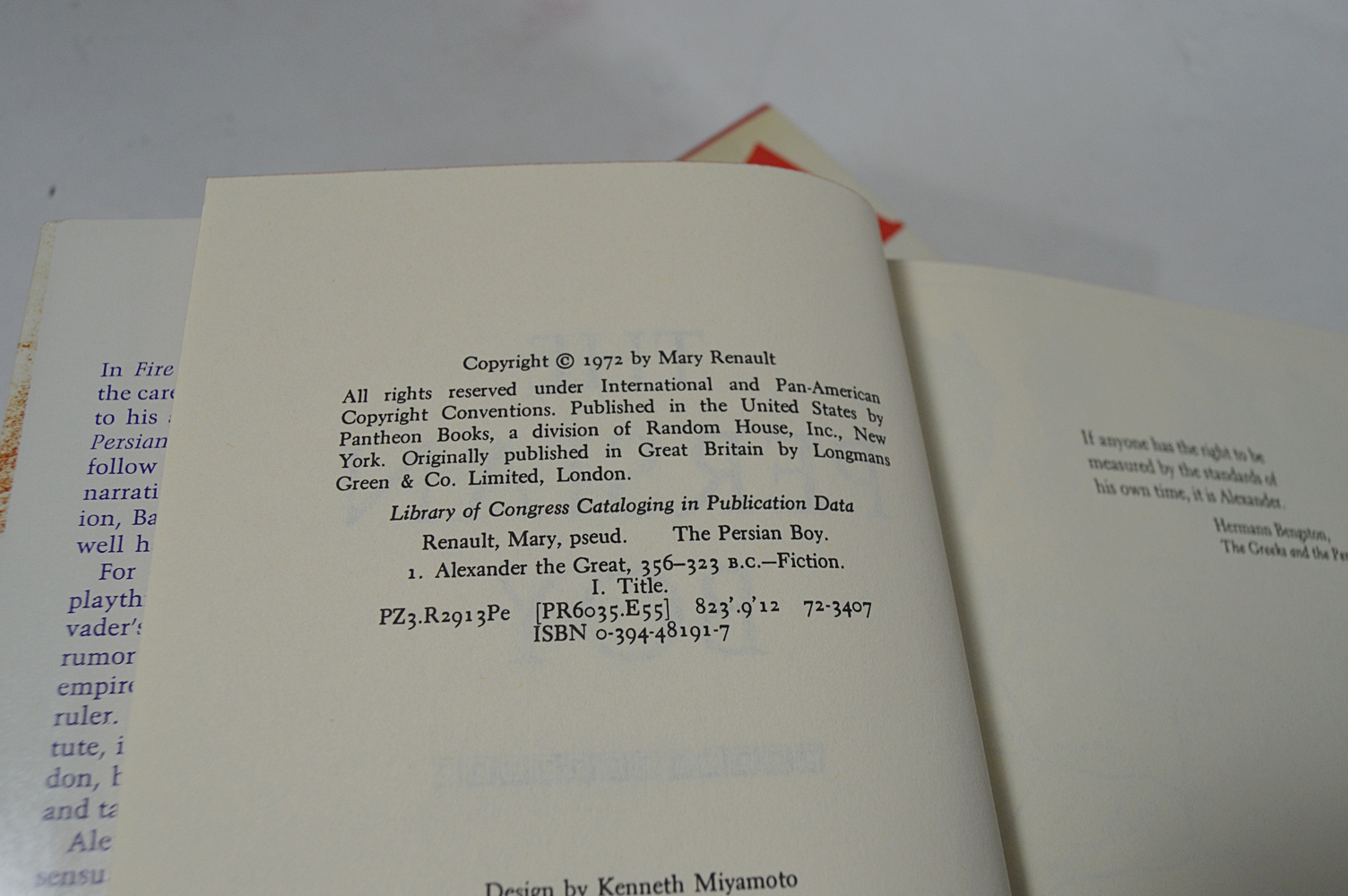 Mary Renault Books and First Edition "The Century"