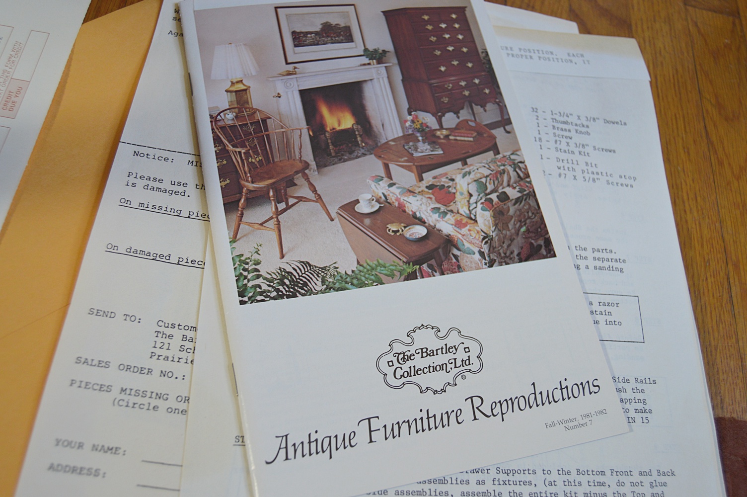 The Bartley Collection Mahogany Side Table or Nightstand