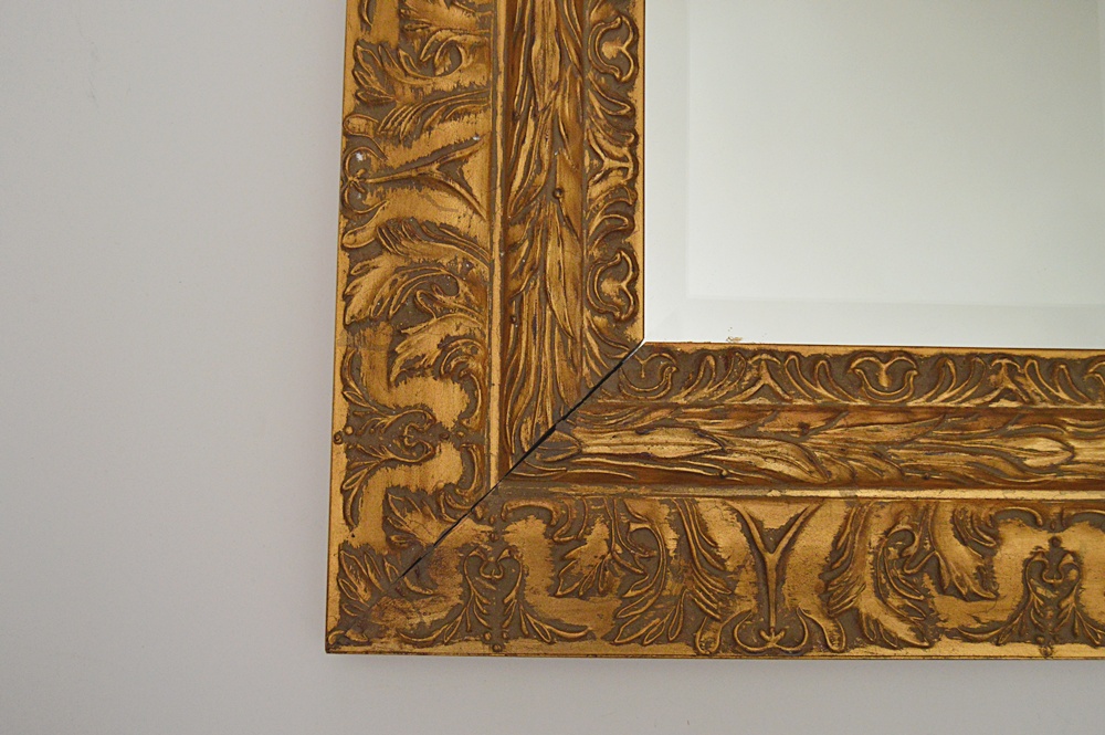 Vintage Ornate Gilt Wall Mirror