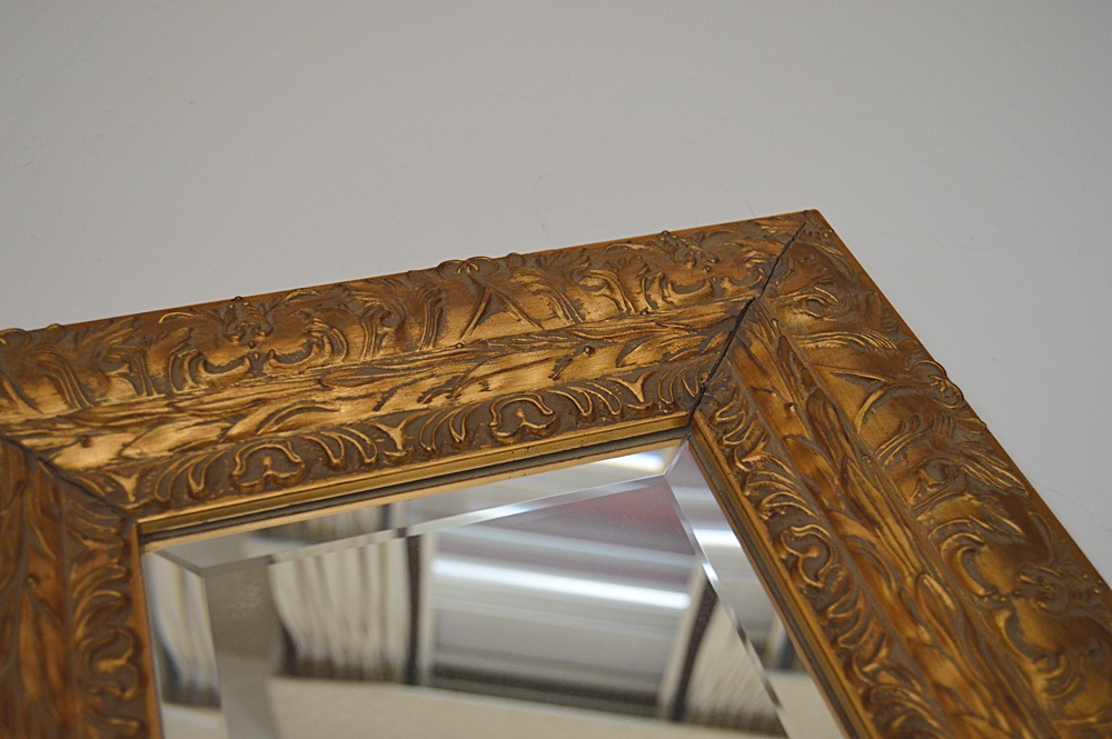 Vintage Ornate Gilt Wall Mirror