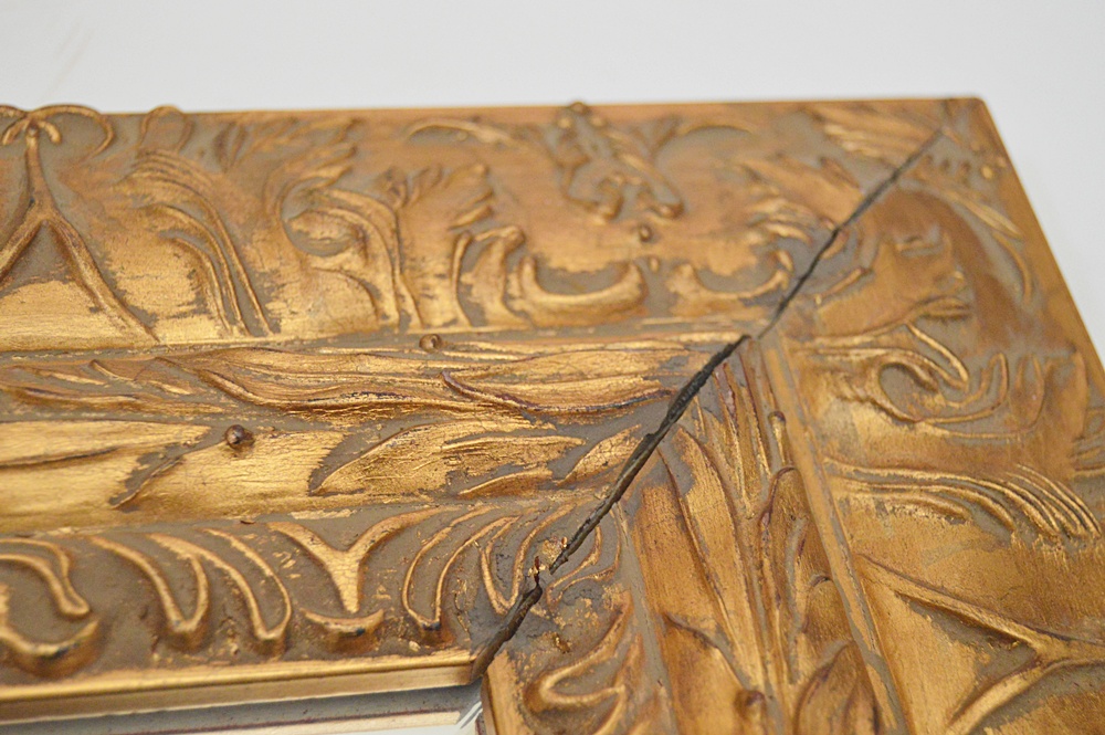 Vintage Ornate Gilt Wall Mirror