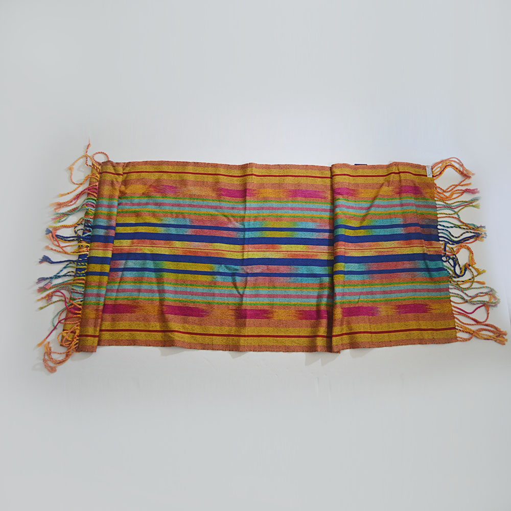 Handwoven Wool and Silk Wall Hanging by John Curley