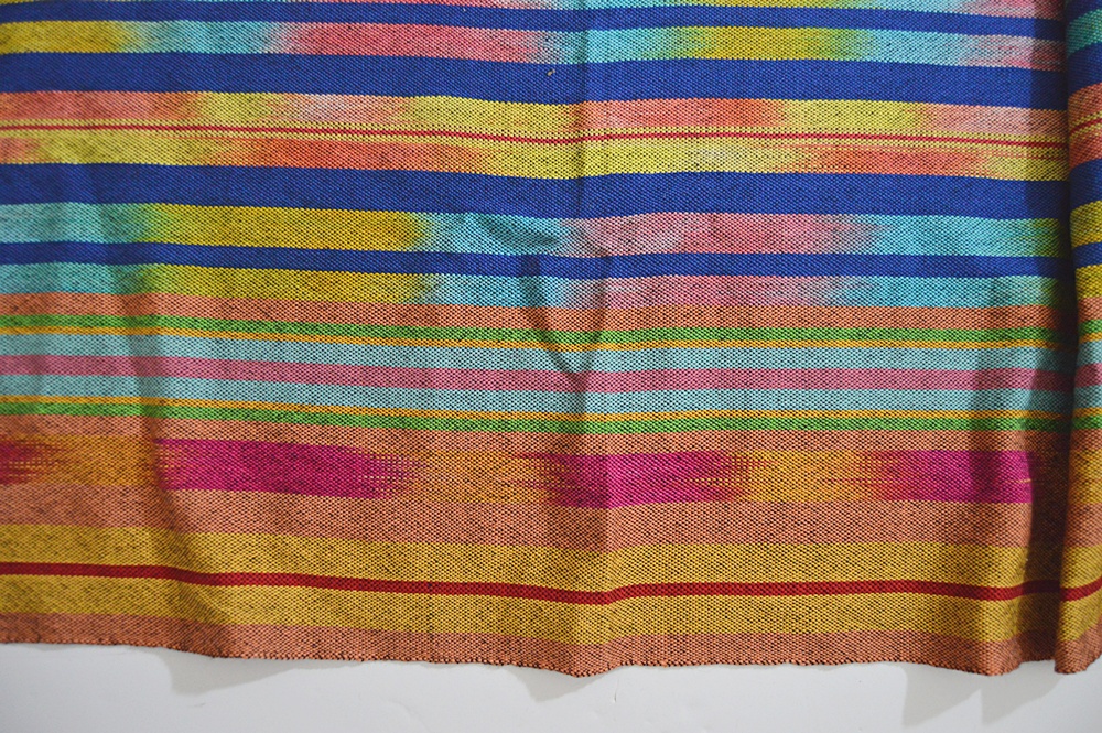 Handwoven Wool and Silk Wall Hanging by John Curley