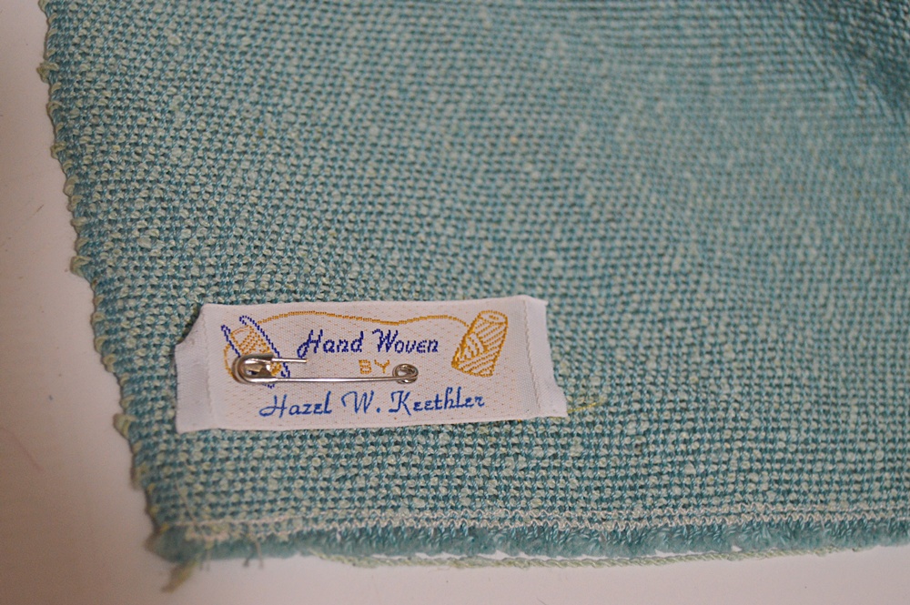 9 Yard Bolt of Handwoven Cotton Slub Fabric by Hazel Keethler