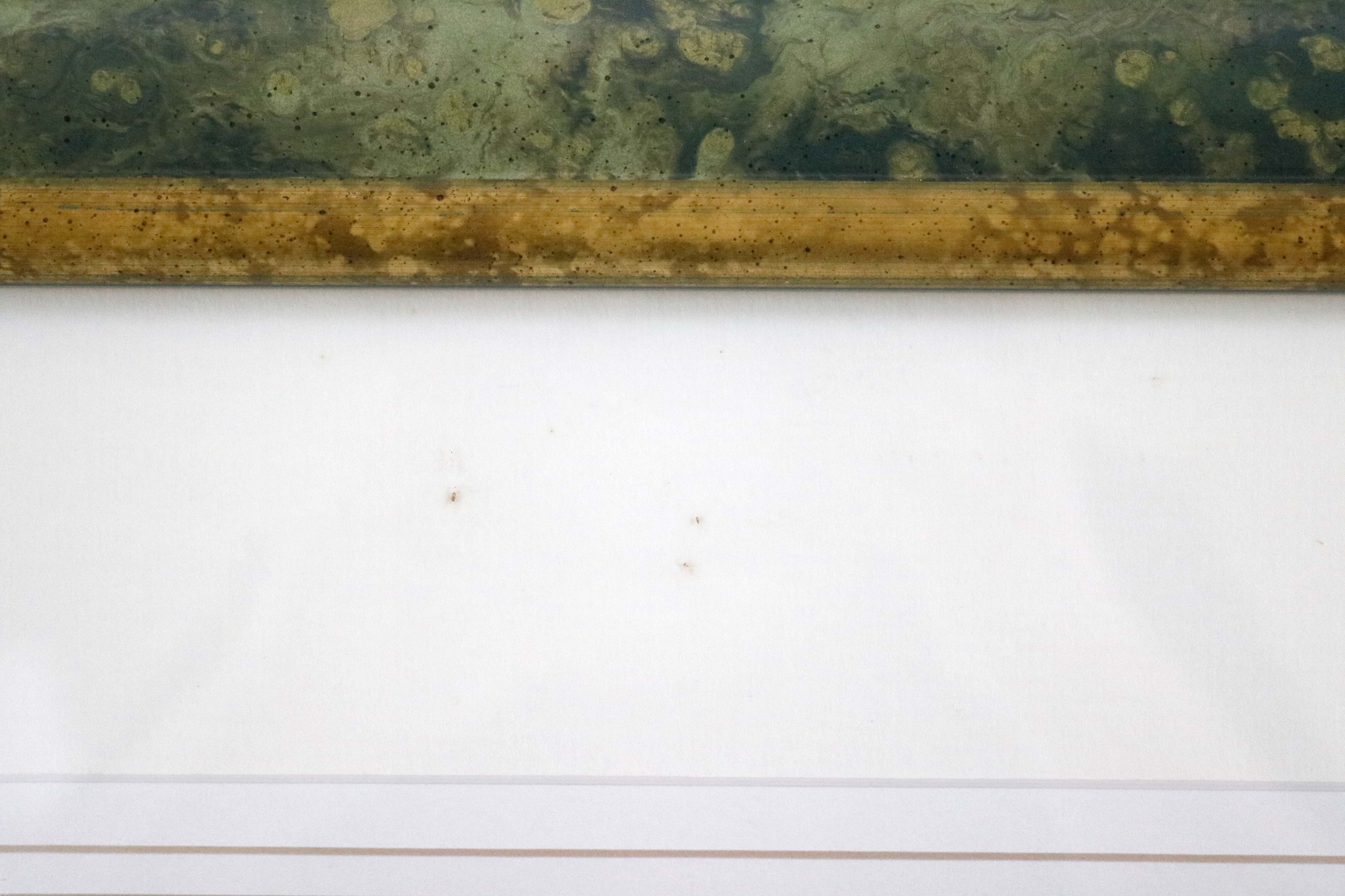 Framed Floral Watercolor Signed by Priscilla Powers