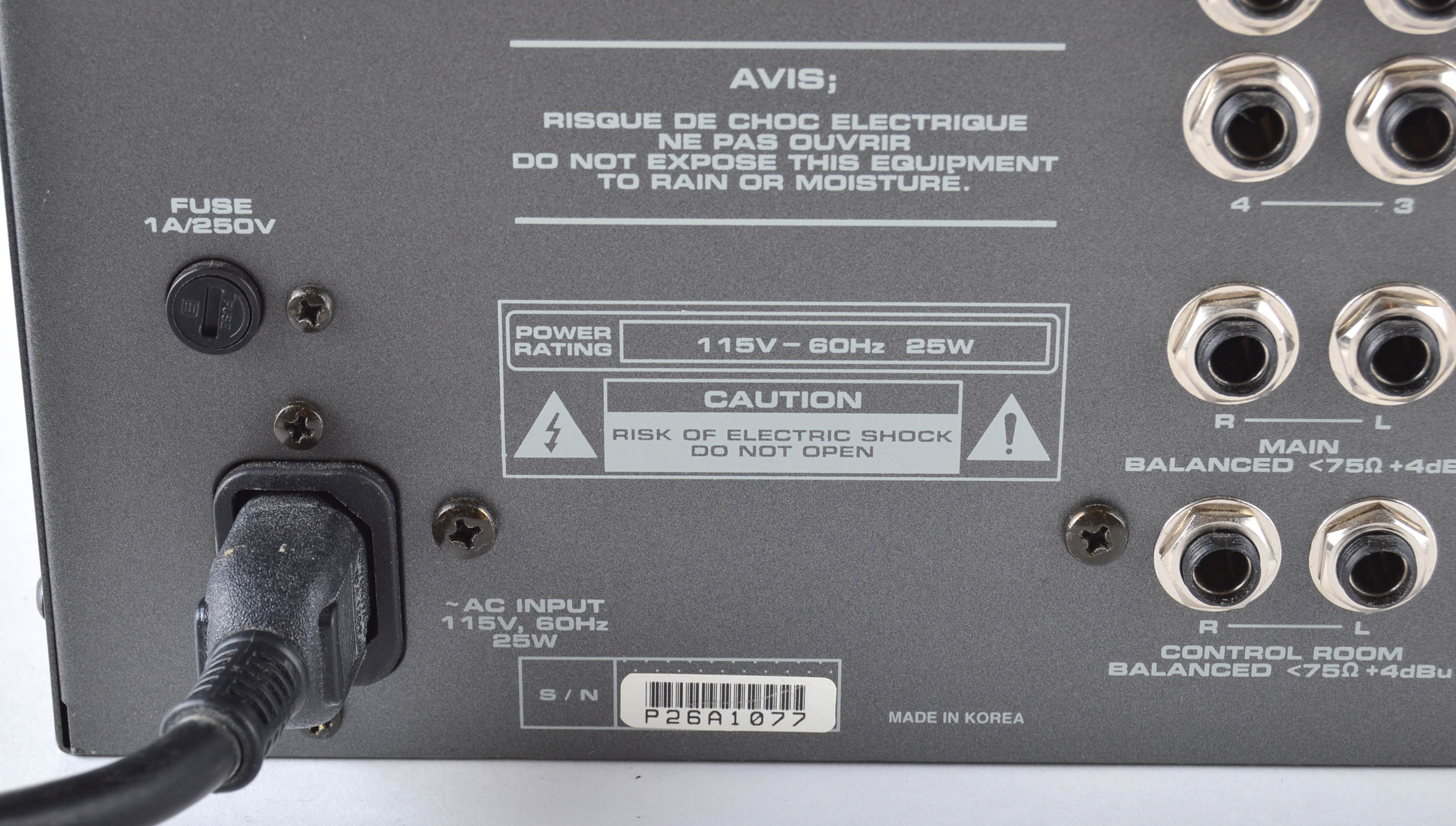 Samson PL2404 Rackmount Line Mixer