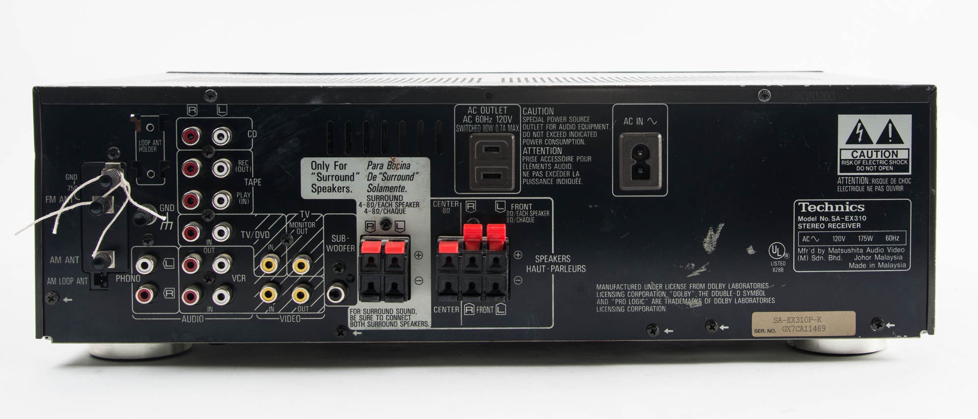 Technics AV Control Stereo Receiver
