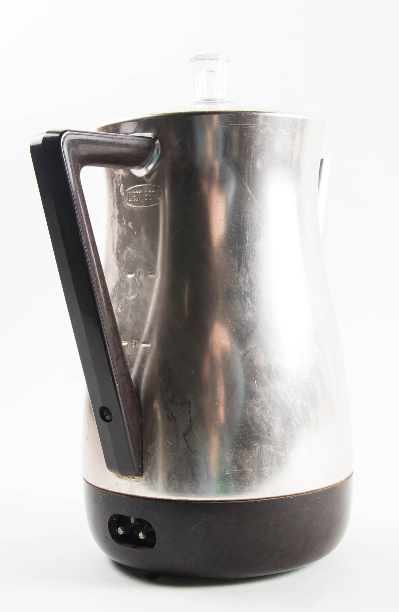 1957 West-Bend Flavo-Matic 6 to 8 Cup Vintage 6 Piece Electric Coffee Maker / Coffee Percolator