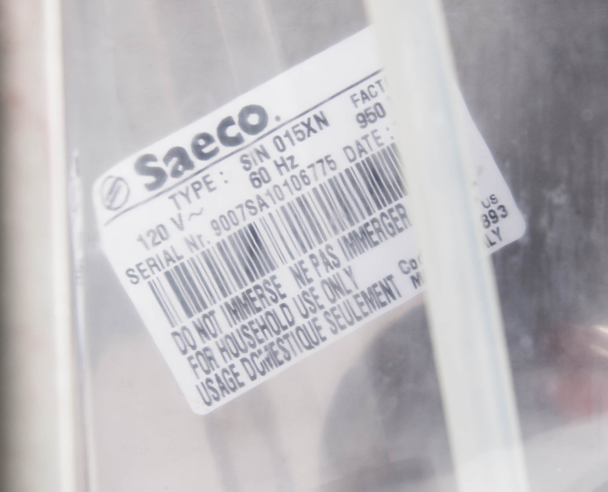 Saeco Aroma Stainless Steel Semi Automatic Espresso Machine