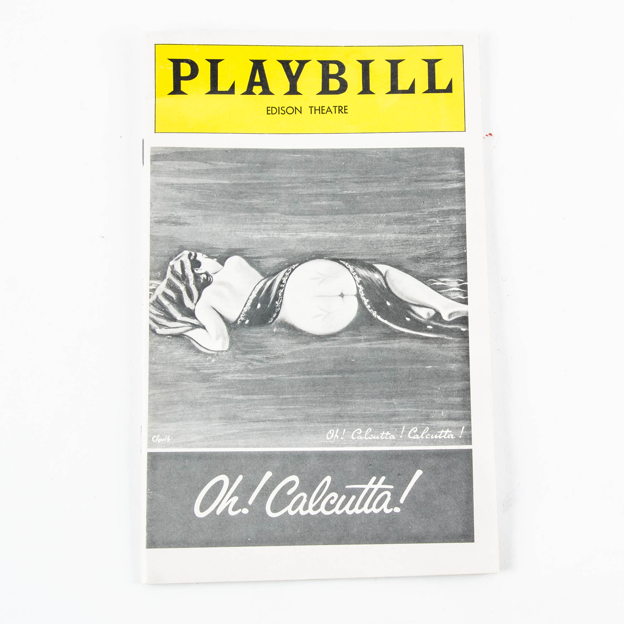 Vintage Playbill from the February 1979 performance of Oh! Calcutta!
