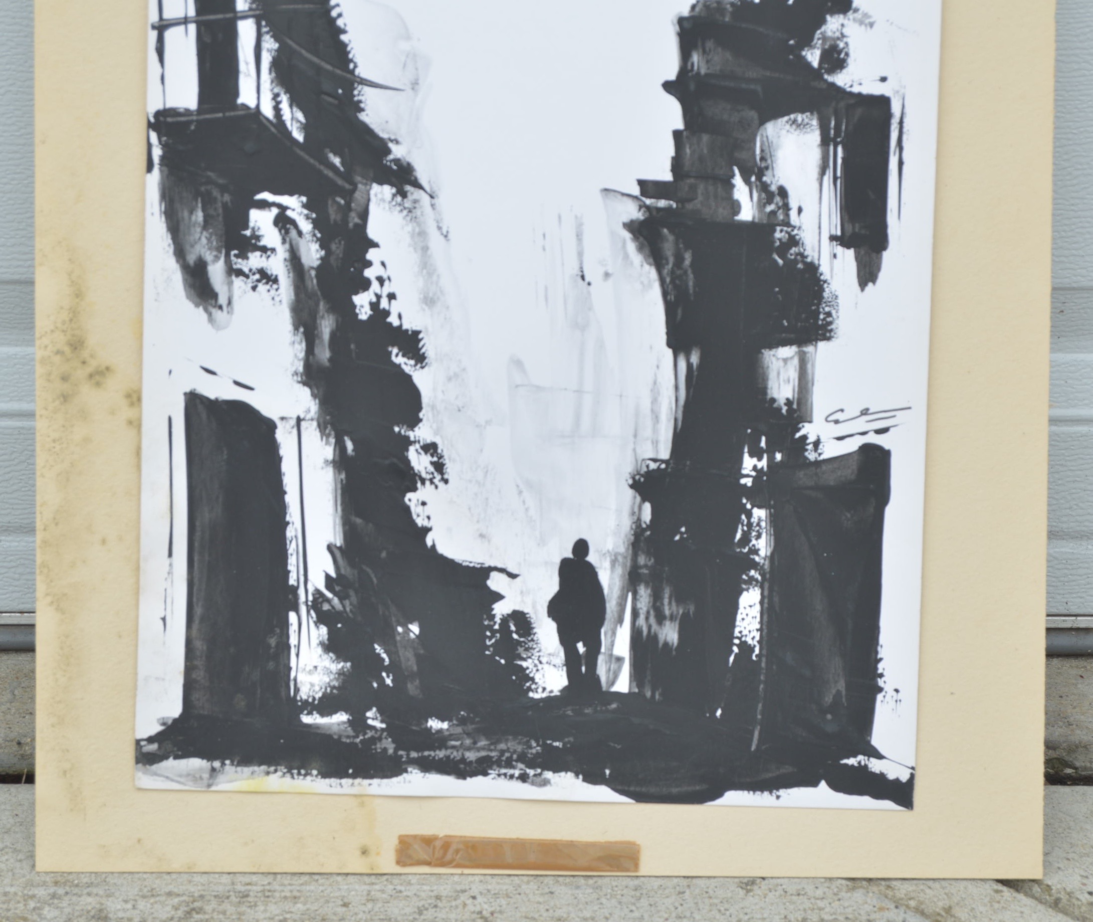 Trio of Oriental Theme Art Pieces