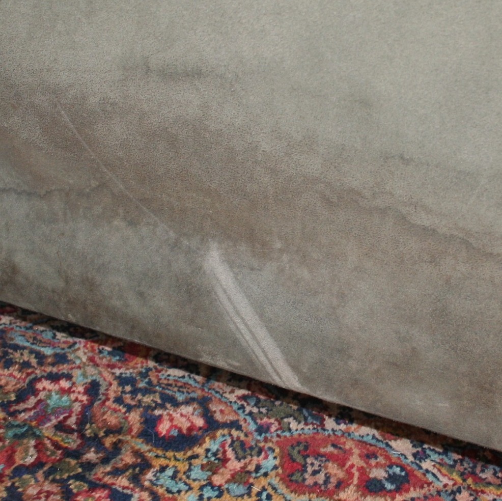 Dark Green Microfiber Sectional Sofa