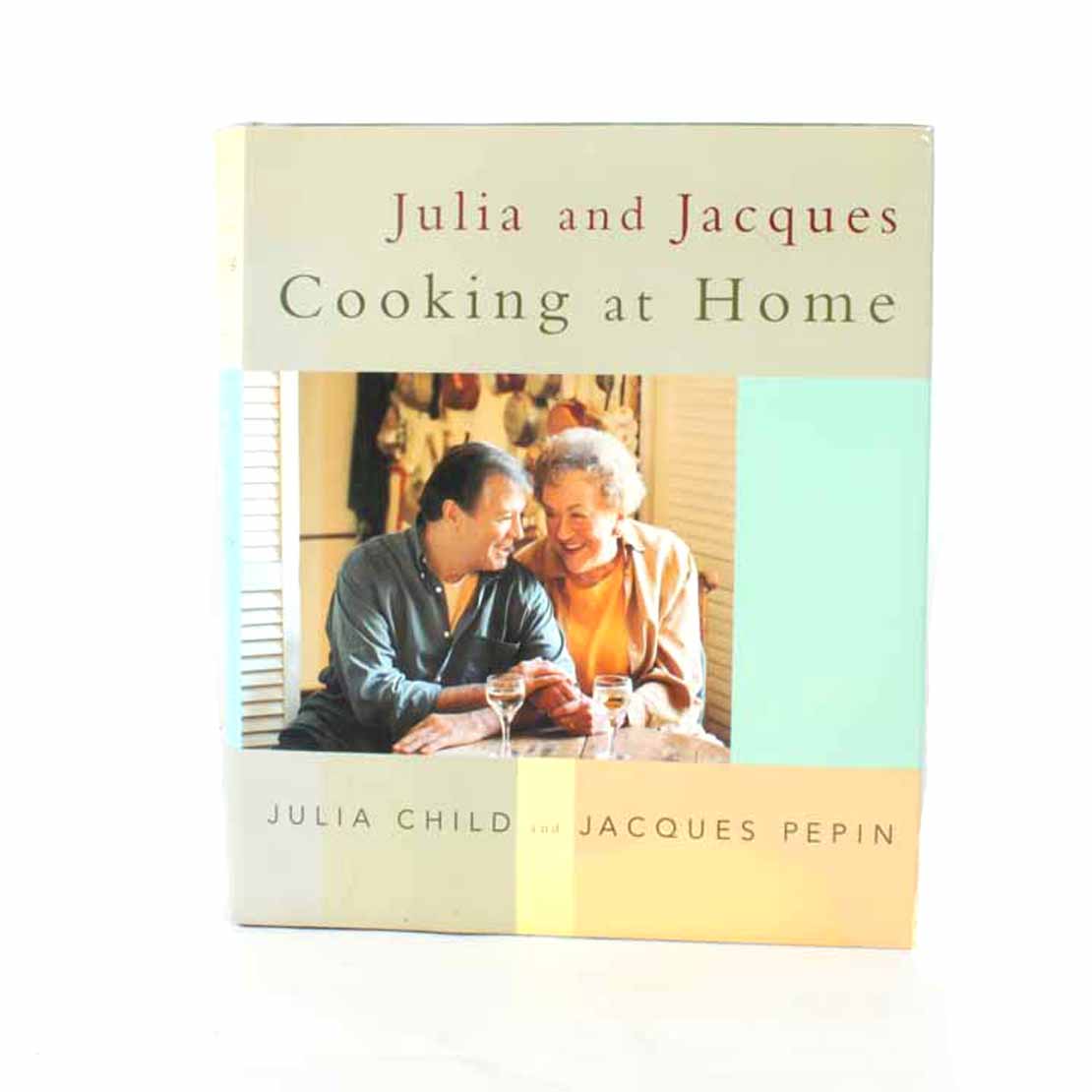 Autographed Julia Child and Jacques Pepin "Cooking at Home" Cookbook