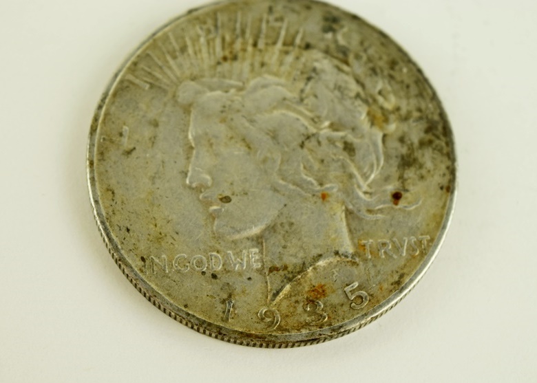 Twenty Seven US Peace Silver Dollars Dated 1922-1935