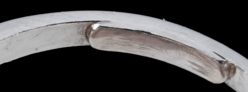 Platinum and Iridium Blue Sapphire and Diamond Ring