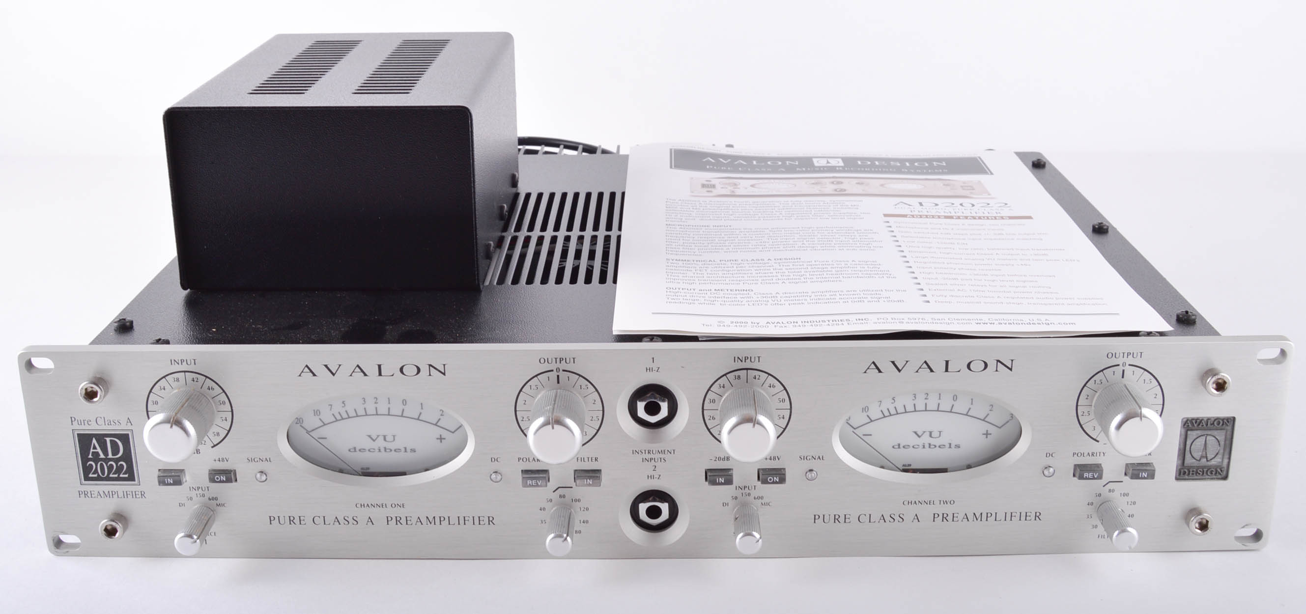 Avalon Designs AD2022 Pure Class A Preamp