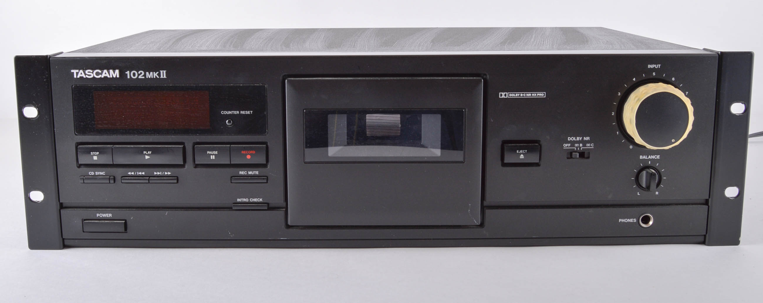 Tascam 102mkII Professional Rack-Mount Cassette Deck