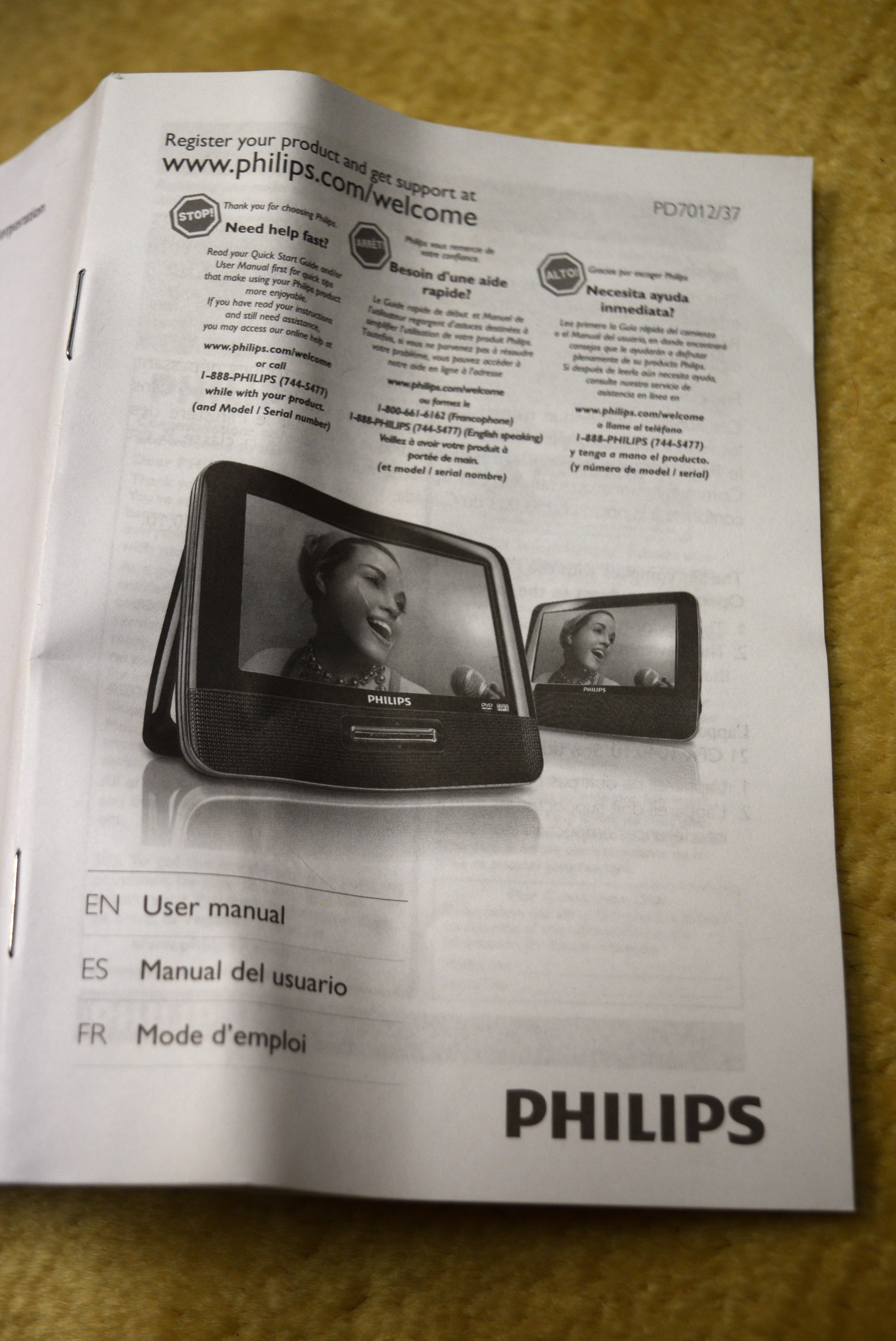 Philips and Audiovox Portable DVD Players