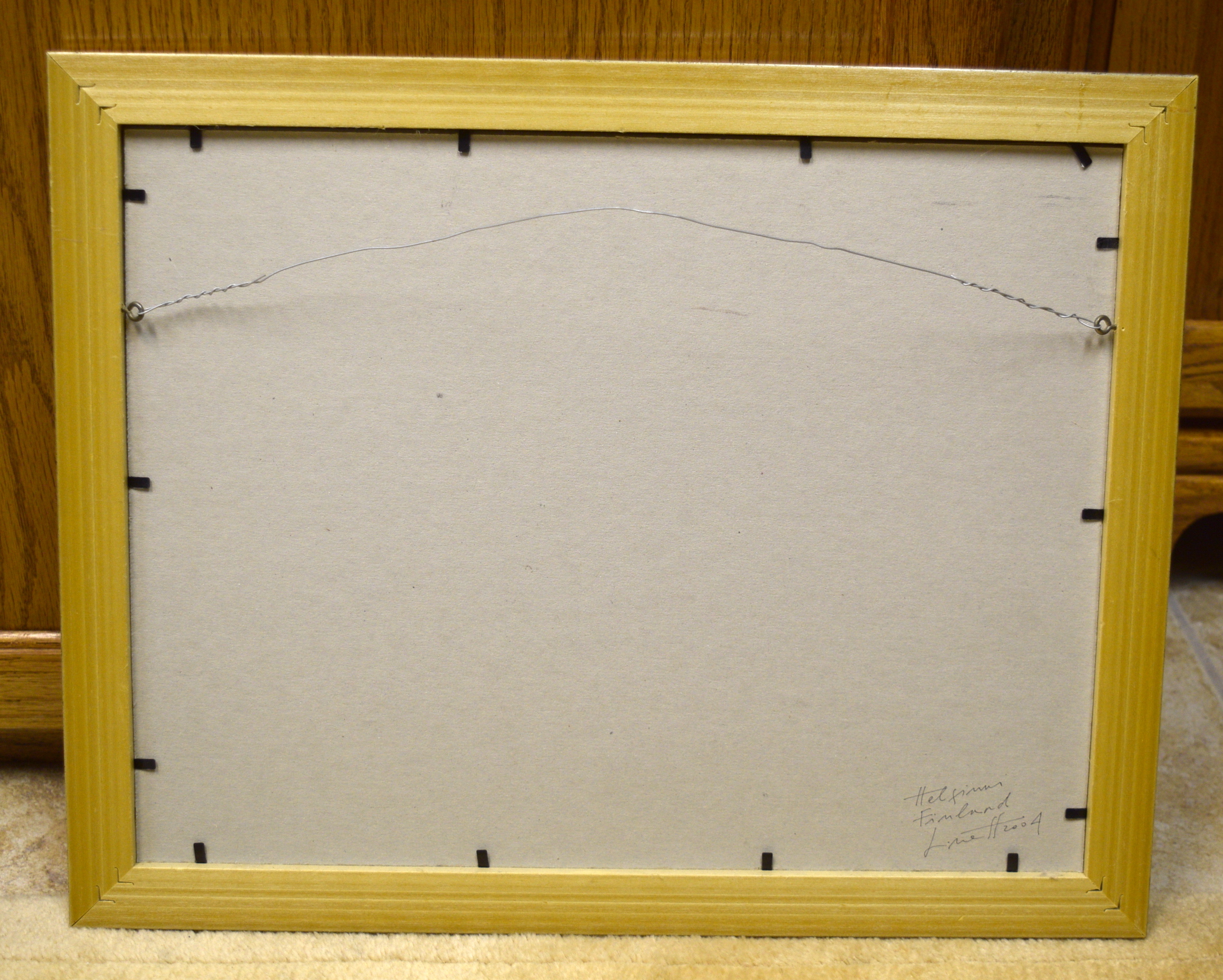 Linett ' Helsinki, Finland' Original Watercolor Painting