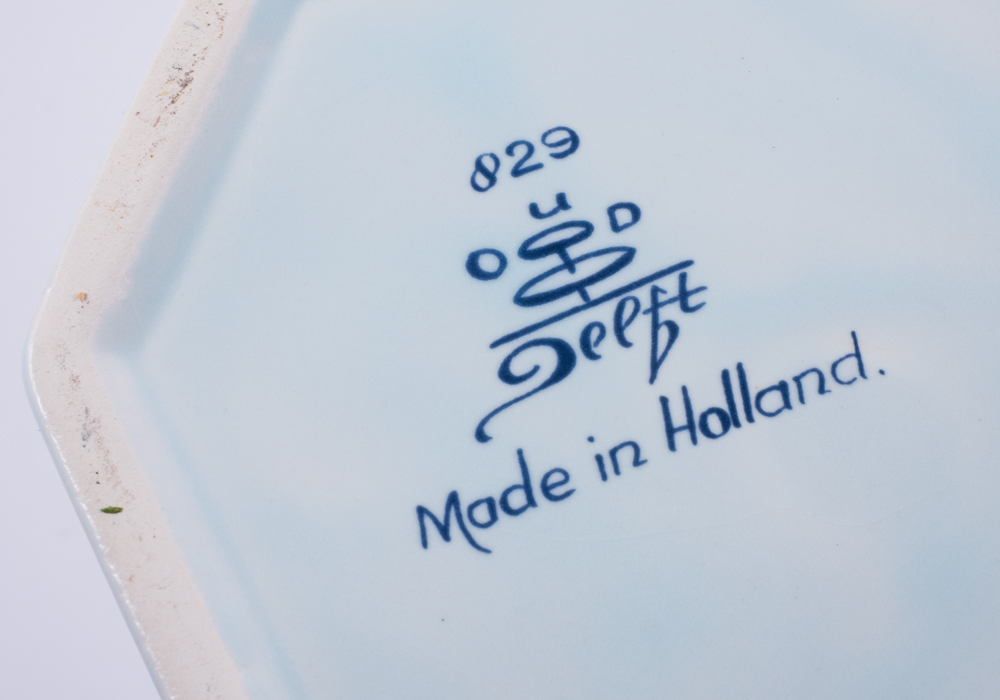 Pair of Delft Blue Candlesticks